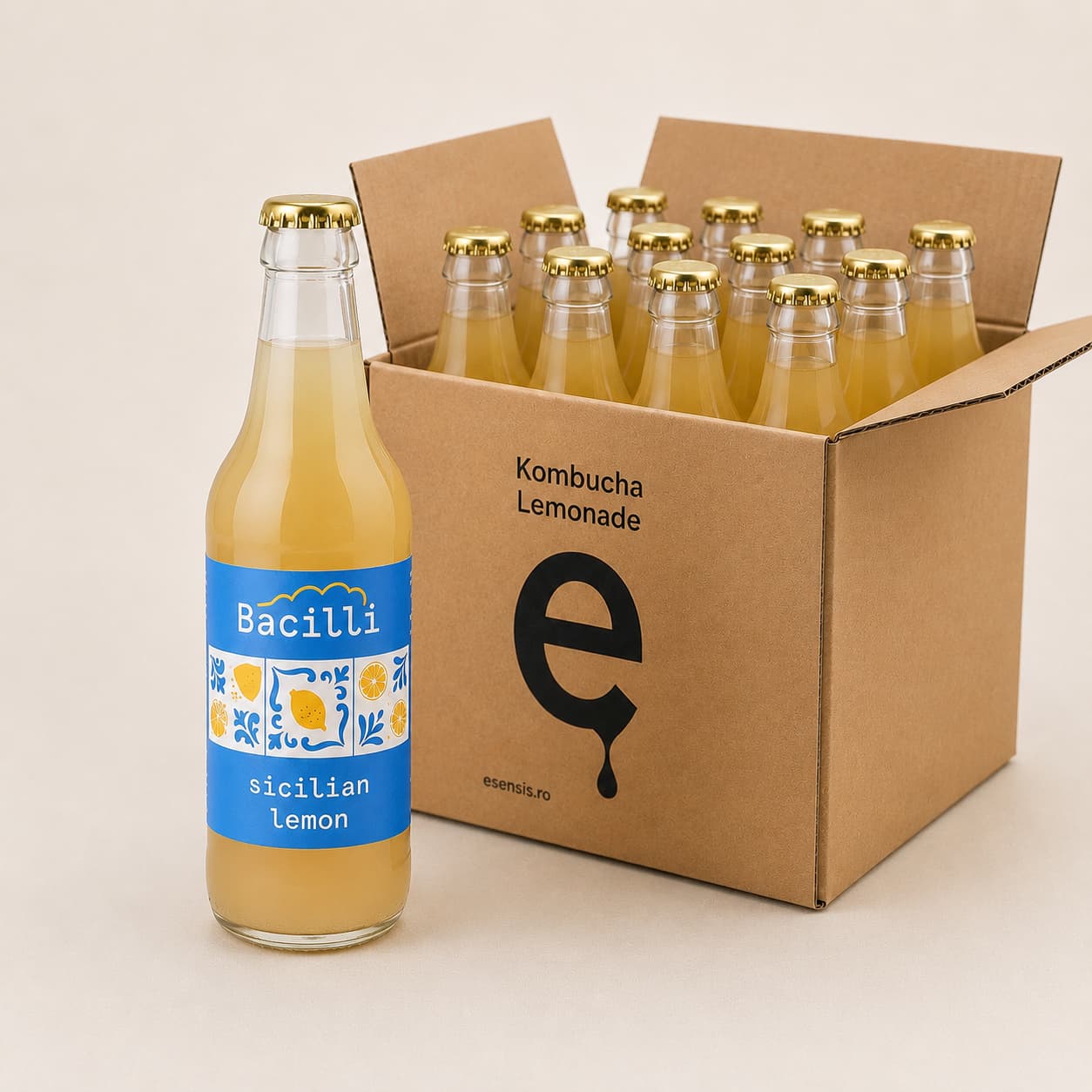 bacilli, limonada cu lamaie si probiotice, bio, 330ml - imagine 2
