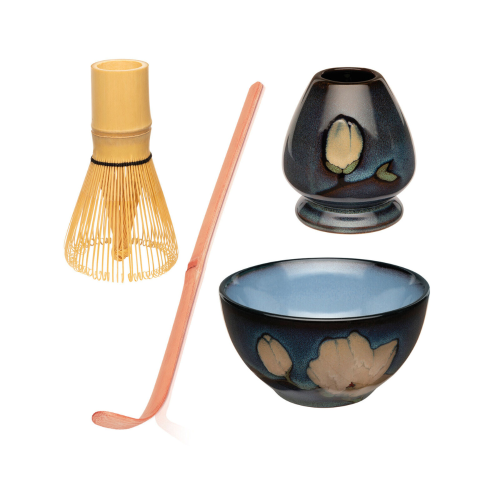 set preparare matcha, magnolia, 4 piese