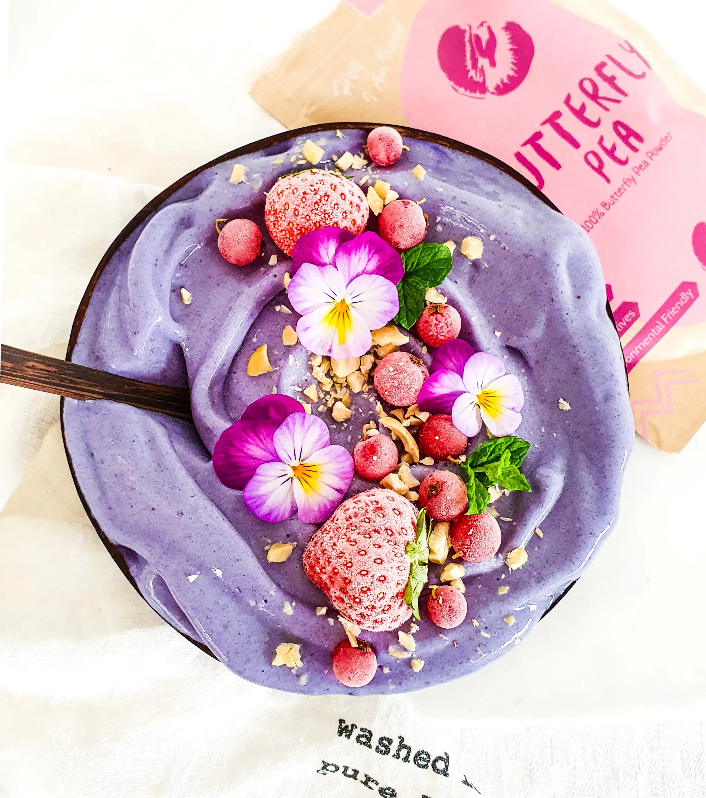 the organic lab, pudra de flori butterfly blue pea, 70g - imagine 8