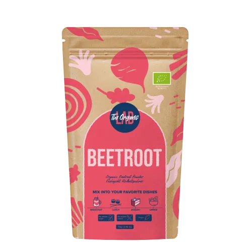 the organic lab, pudra de sfecla rosie, bio, 70g