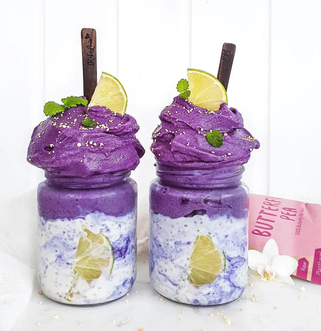 the organic lab, pudra de flori butterfly blue pea, 70g - imagine 6