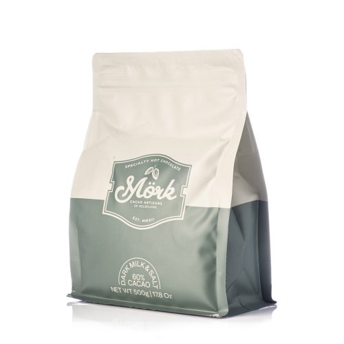mork, ciocolata calda dark milk & river salt 60%, 500g