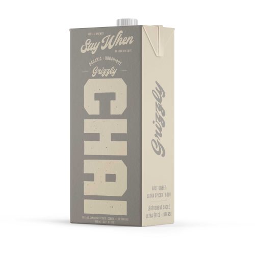 say when, concentrat de masala chai, grizzly, bio, 950ml