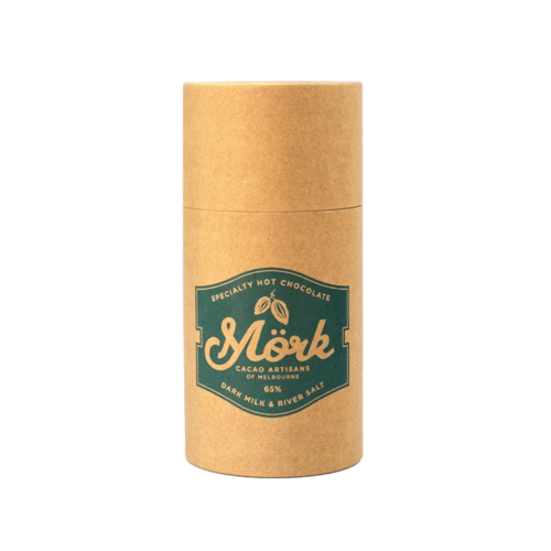 mork, ciocolata calda dark milk & river salt 65%, 250g